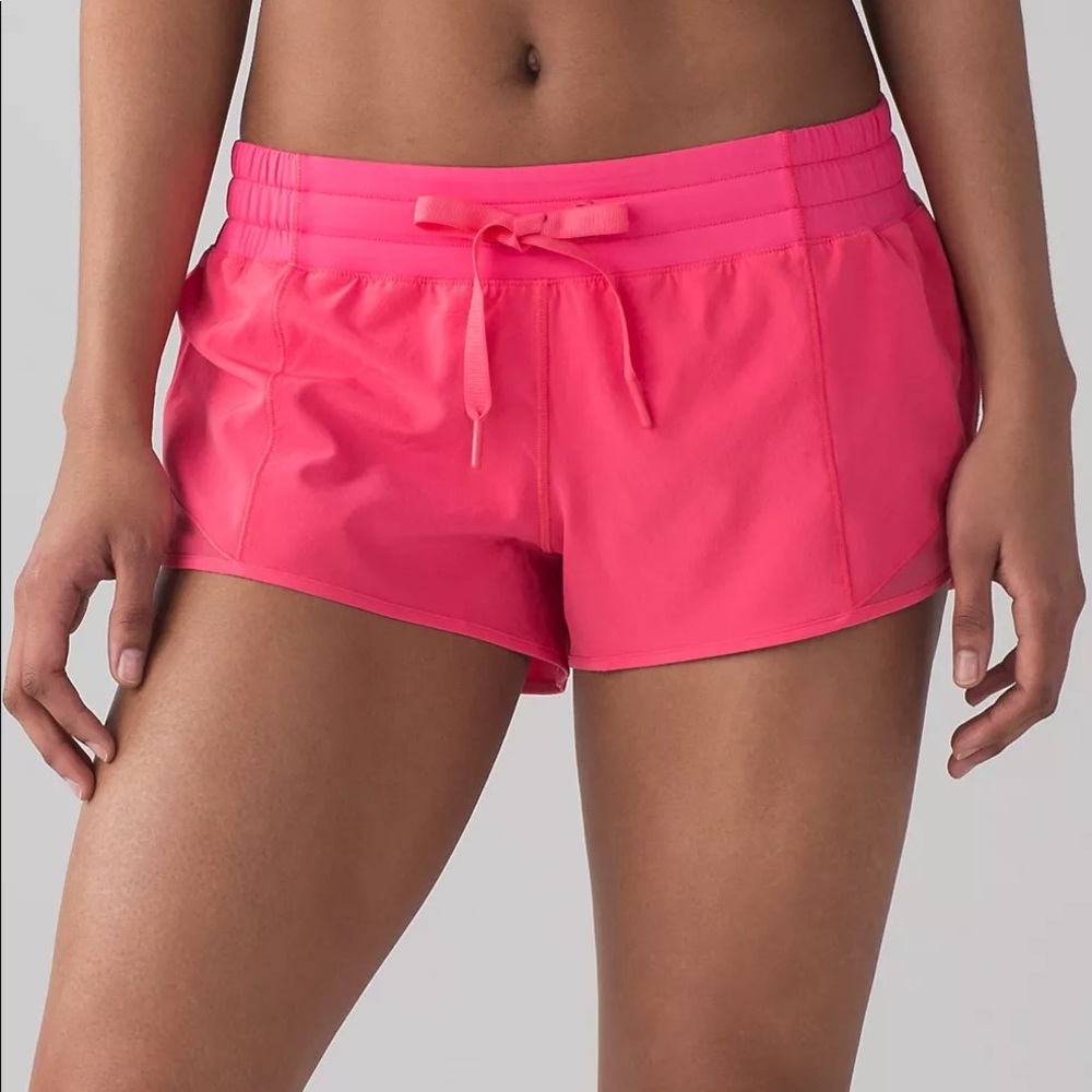 Lululemon Pink Running Shorts